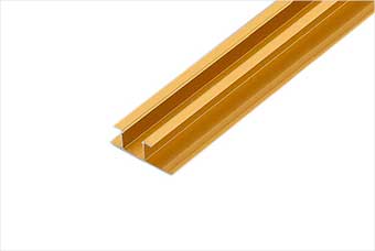 宿迁航空纤维墙咔铝合金带灯中条（钛金氧化）