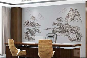 宿迁森佰汇航空纤维墙咔（山水之间）