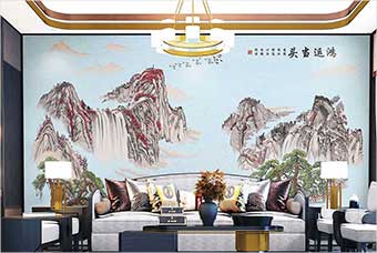 宿迁森佰汇航空纤维墙咔（鸿运当头）